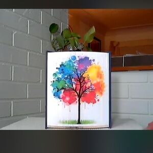 Bookfolding Tree Art
